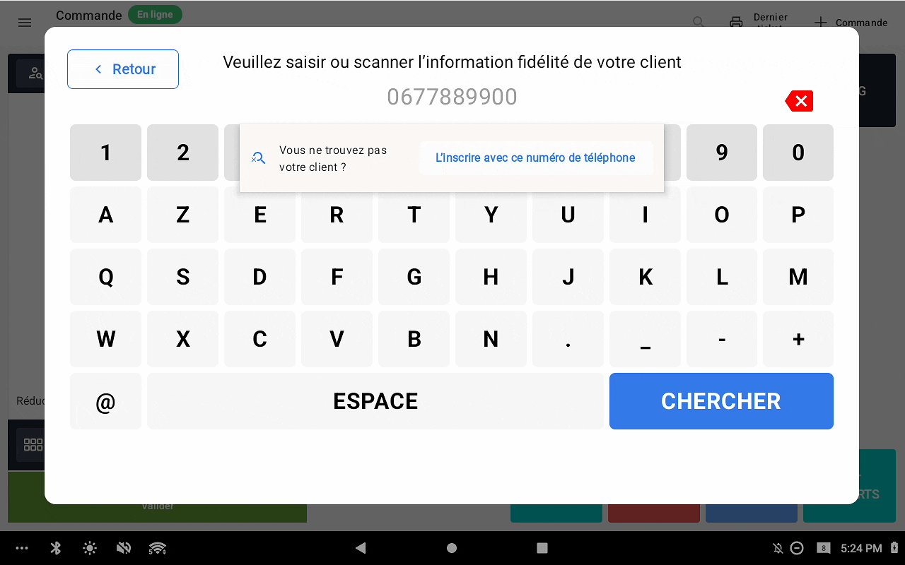 Inscription à la fidélité partenaire - 3